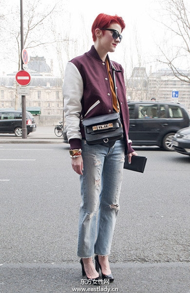 性感牛仔裤巧搭配给你不一样的感觉