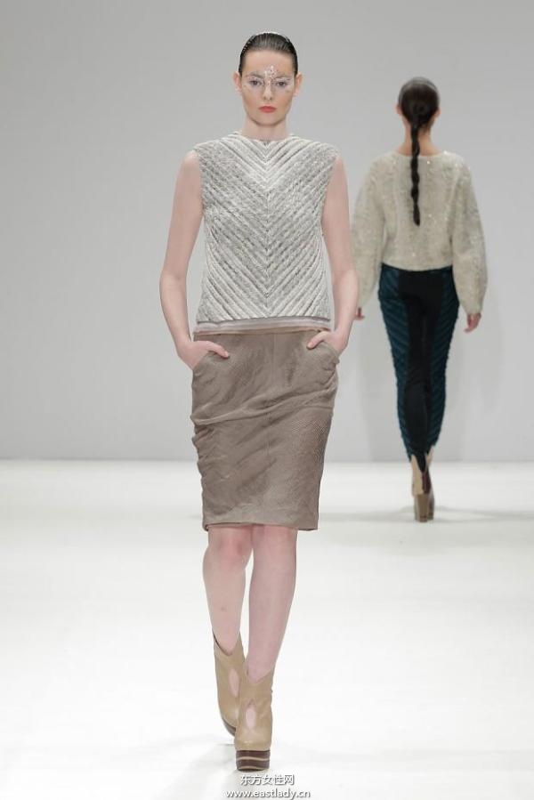 吉承伦敦时装周2013秋冬系列 黑色元素成流行主旋律