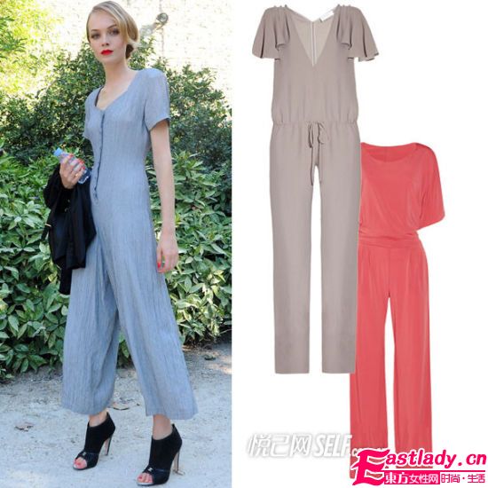 明星爱穿连身裤 拥有假日般轻松感觉