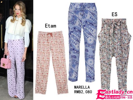 夏日赶时髦千万别落下花裤子