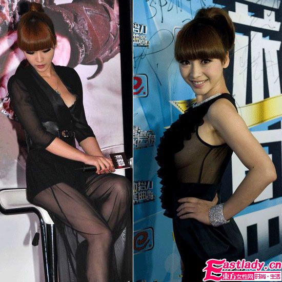 爱穿 透视装 的明星们哪个最性感