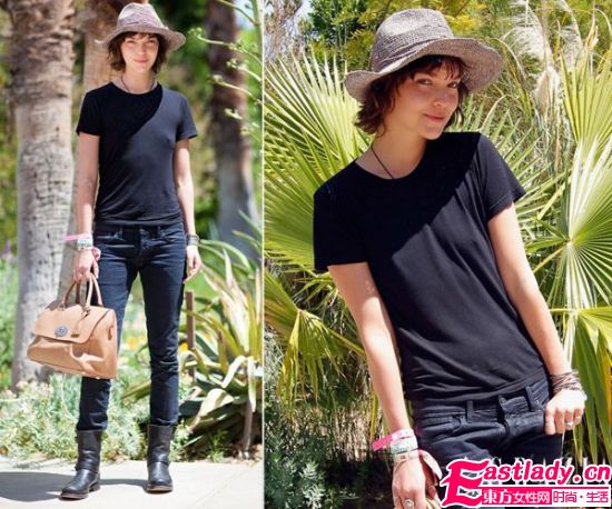 女星上街草帽是今夏最有型的防晒单品