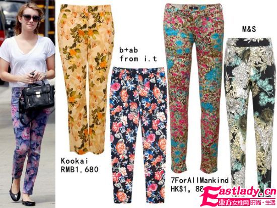 夏日赶时髦千万别落下花裤子