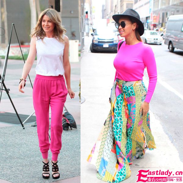 时尚明星教你做个红粉丽人