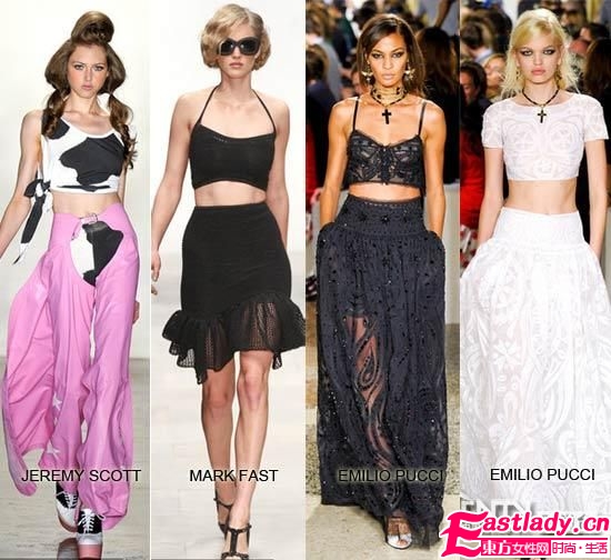 2012春夏秀场外国女星红毯演绎露脐装