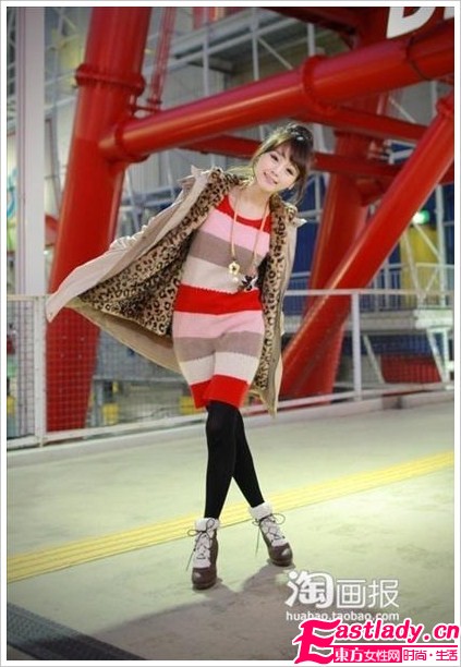 2011街拍韩国小美妞的新年靓装