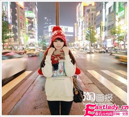 2011街拍韩国小美妞的新年靓装