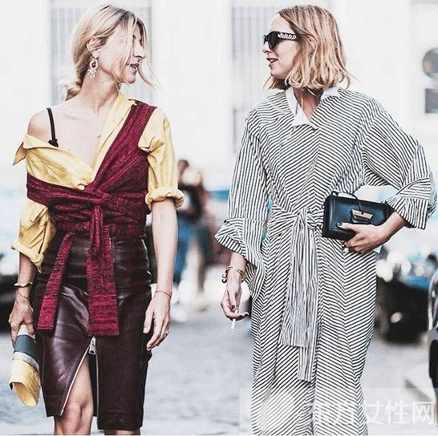 时髦春天穿什么 听说今年主场是条纹衬衫