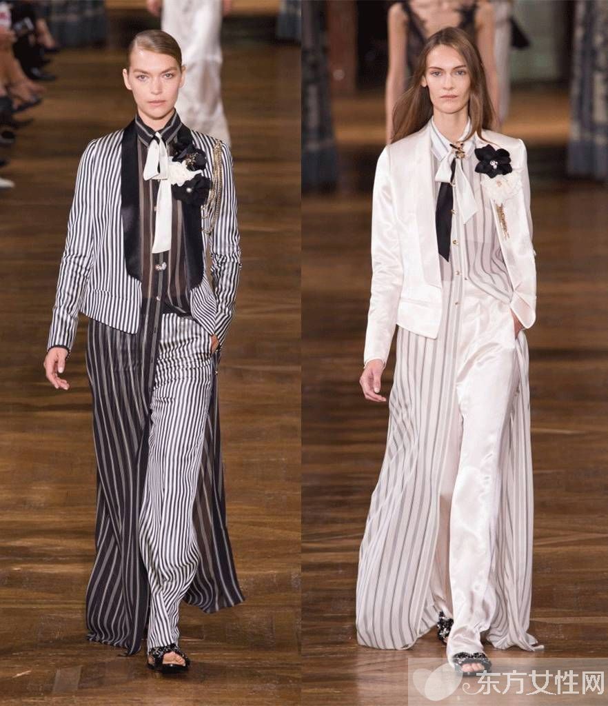 时髦春天穿什么 听说今年主场是条纹衬衫