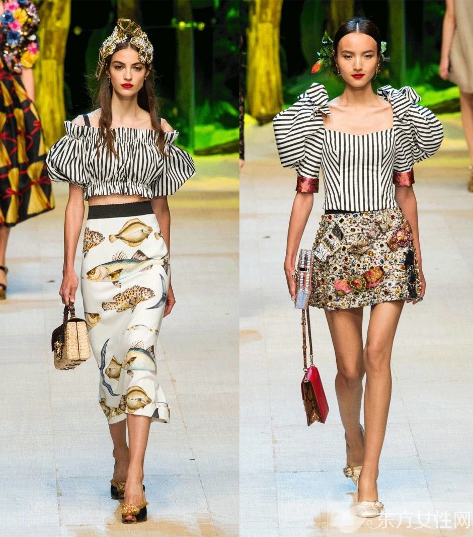 时髦春天穿什么 听说今年主场是条纹衬衫