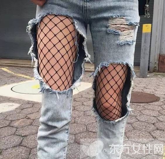 曾经超土的渔网袜 现在也能时髦穿你被get到了吗