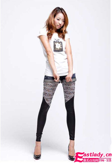 超炫色彩leggings 百变魔女的百变美丽