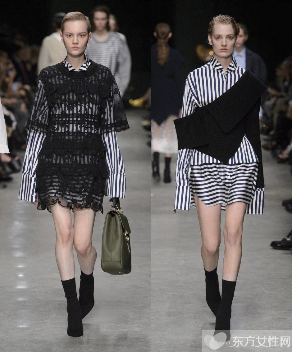 时髦春天穿什么 听说今年主场是条纹衬衫