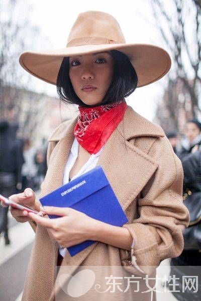 5种时尚方巾的系法 让你尽情凹造型