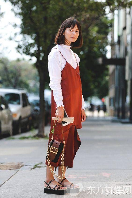 秋冬季节一件高领毛衣竟有这么多种穿法