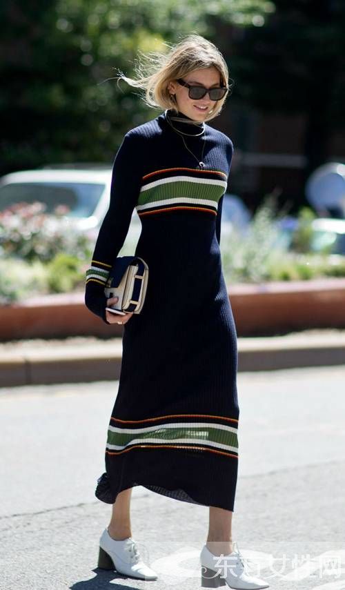 换季先换裙 只需一条针织裙就能穿出女人味