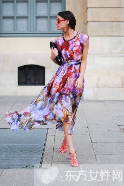 欧美风罗马高跟鞋搭配术 绝对让你回头率飙升