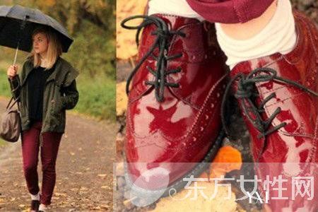 一双红皮鞋的魅力 时尚感十足凸显气质