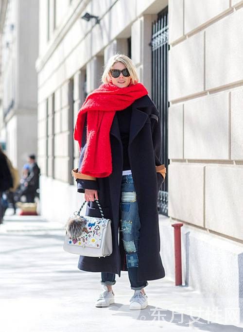 冬季围巾怎么搭配大衣 5招绝对为你赚足眼球