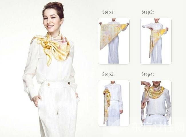 三角围巾的围法有哪些 6招围出时尚感