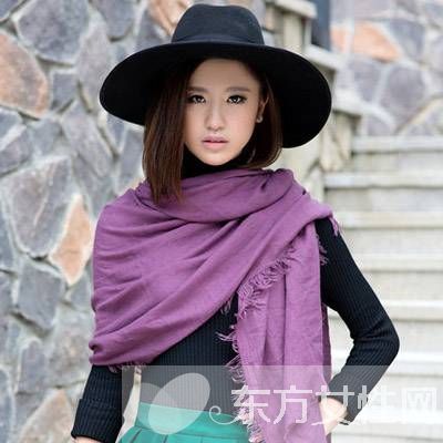 三角围巾的围法有哪些 6招围出时尚感