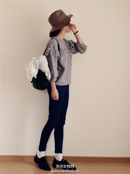 今冬流苏单品大热 从头到脚流苏单品穿搭盘点