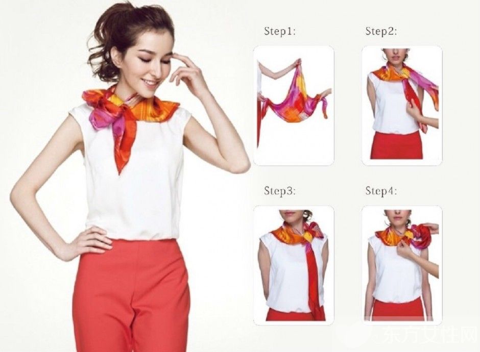三角围巾的围法有哪些 6招围出时尚感
