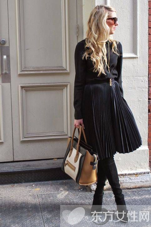 高跟皮靴穿搭术 5种穿搭法教你穿出时髦范儿