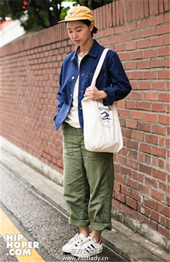 鸭舌帽该怎么戴 看韩妞们都怎么驾驭压舌帽吧