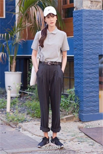 鸭舌帽该怎么戴 看韩妞们都怎么驾驭压舌帽吧