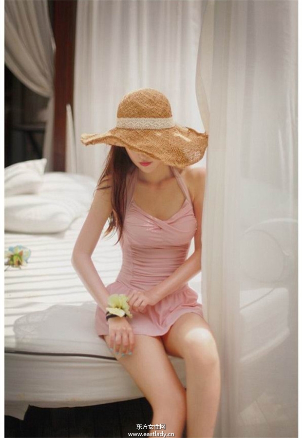 小清新韩范泳衣洋气实足