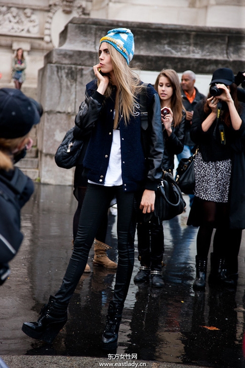 2013初春配饰街拍之帽子篇