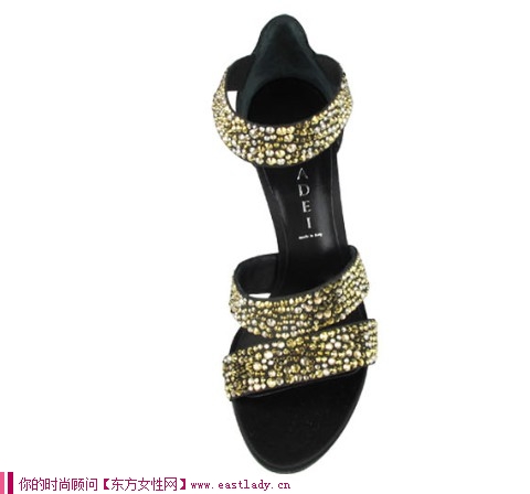 卡飒迪Casadei水钻高跟女凉鞋 让你成为pub里最闪亮的女神