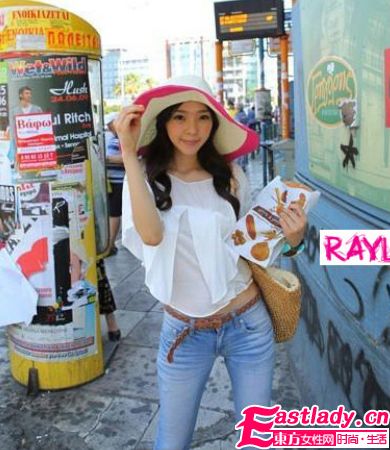 时尚复古遮阳帽夏日里的柔情似水