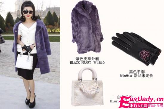 皮质手套不能少 变身时尚女郎