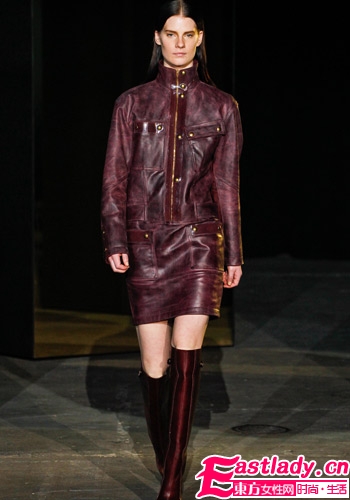 2012纽约秋冬时装周 皮革是本季重点元素