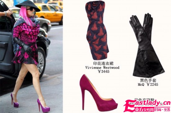 皮质手套不能少 变身时尚女郎