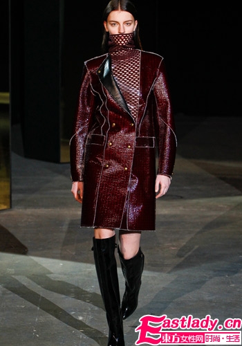 2012纽约秋冬时装周 皮革是本季重点元素