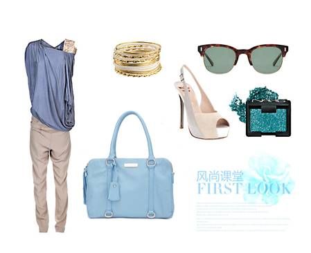 范冰冰多层印花包包 增添俏皮与随性