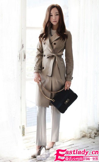 春季遮肉障眼法 必选长外套+瘦腿裤