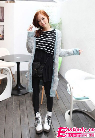 复古棒针毛衣 复古风穿出无限潮味