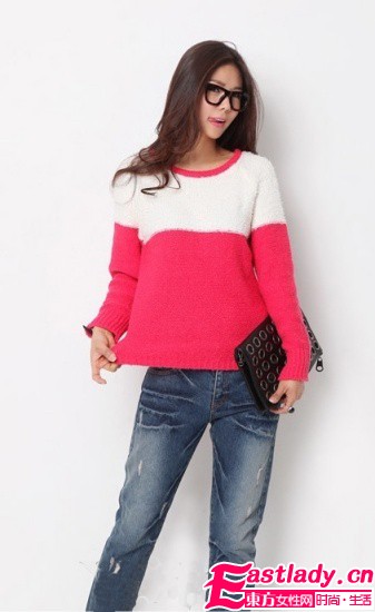 套头毛衣惊艳回潮 半分钟搞定出街装