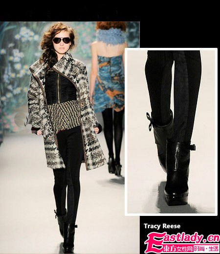 4款搭扣平底靴 寒冬出街超洋气