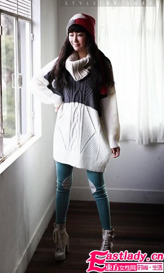 冬季柔美女人味打底毛衫好感度100%