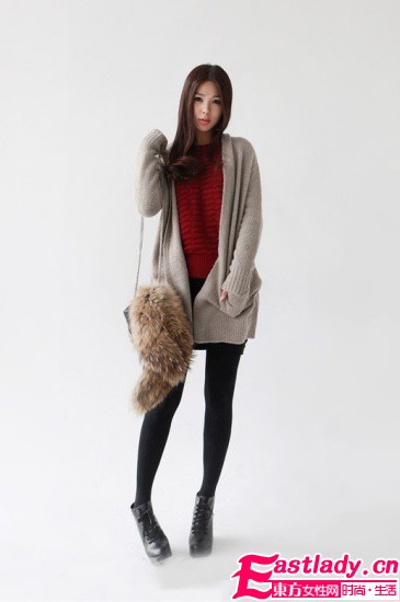 温暖开襟针织衫 过节见长辈最合适