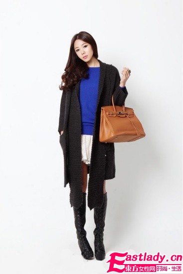 温暖开襟针织衫 过节见长辈最合适