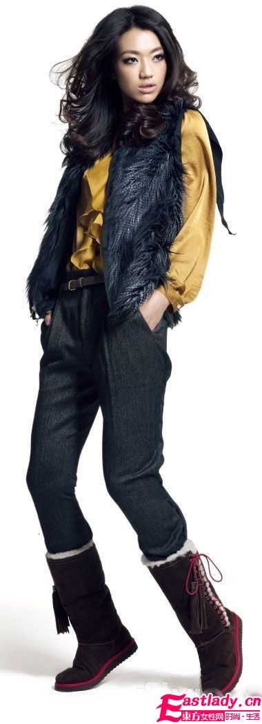 潮女必看 新款雪地靴穿出小细腿