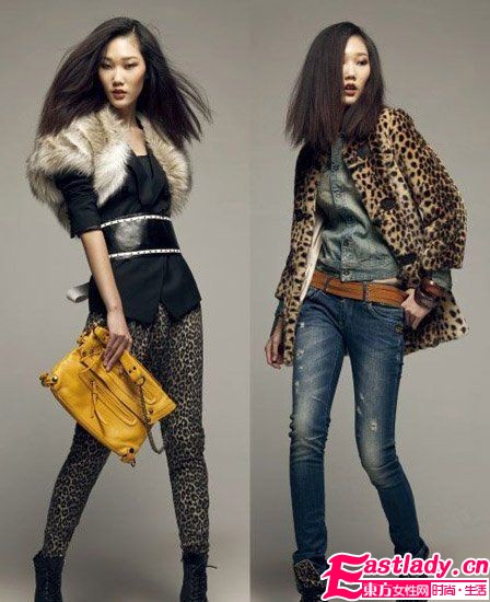 新一轮的豹纹混搭风 打造出气宇轩昂的你