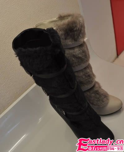 达芙妮最潮冬靴 炫翻寒冬皮草范儿