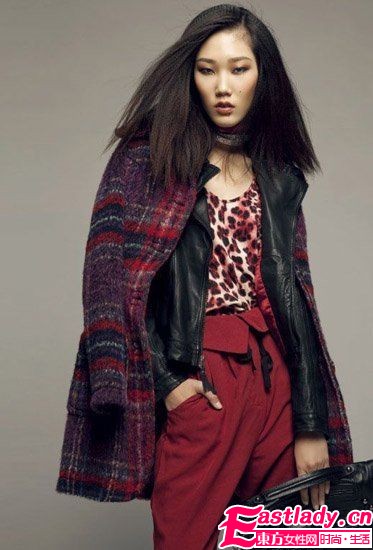 新一轮的豹纹混搭风 打造出气宇轩昂的你